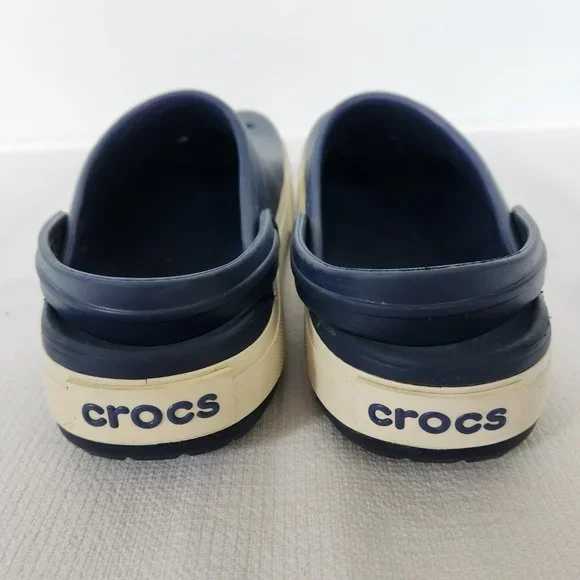 Men's Navy Blue Clogs - Picture 5 of 9